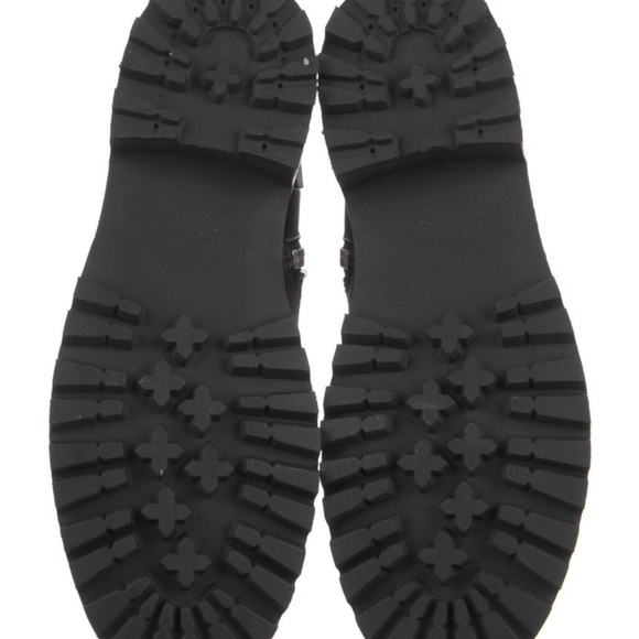 Elegant Black Women's Combat Boots - Picture 4 of 4